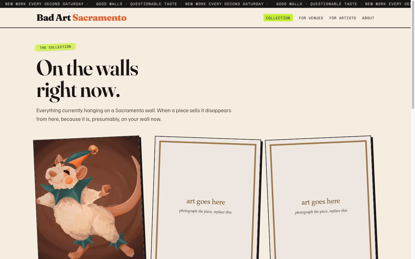 Bad Art Sacramento | Consignment Gallery Without a Gallery screenshot 2