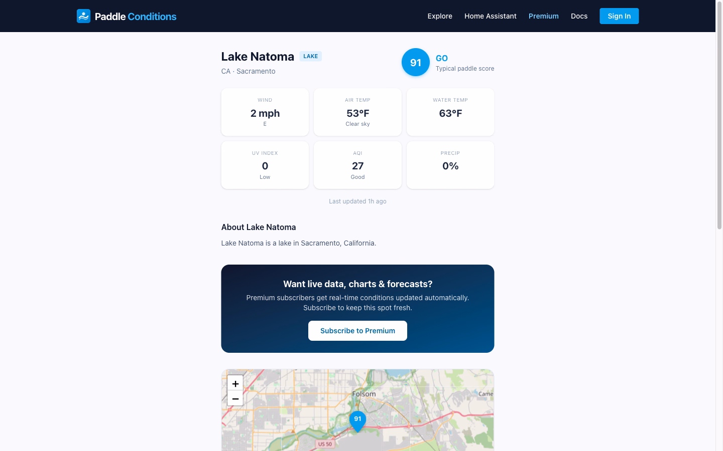 Paddle Conditions | Water Sport Scoring App screenshot 2
