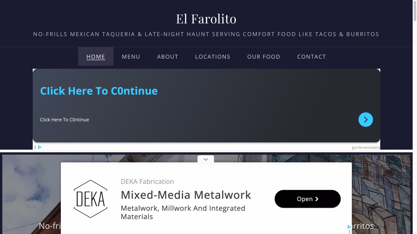Restaurant Websites | Template-Driven Static Site Platform screenshot 1