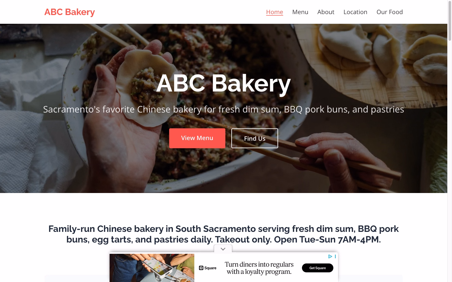 Restaurant Websites | Template-Driven Static Site Platform screenshot 2